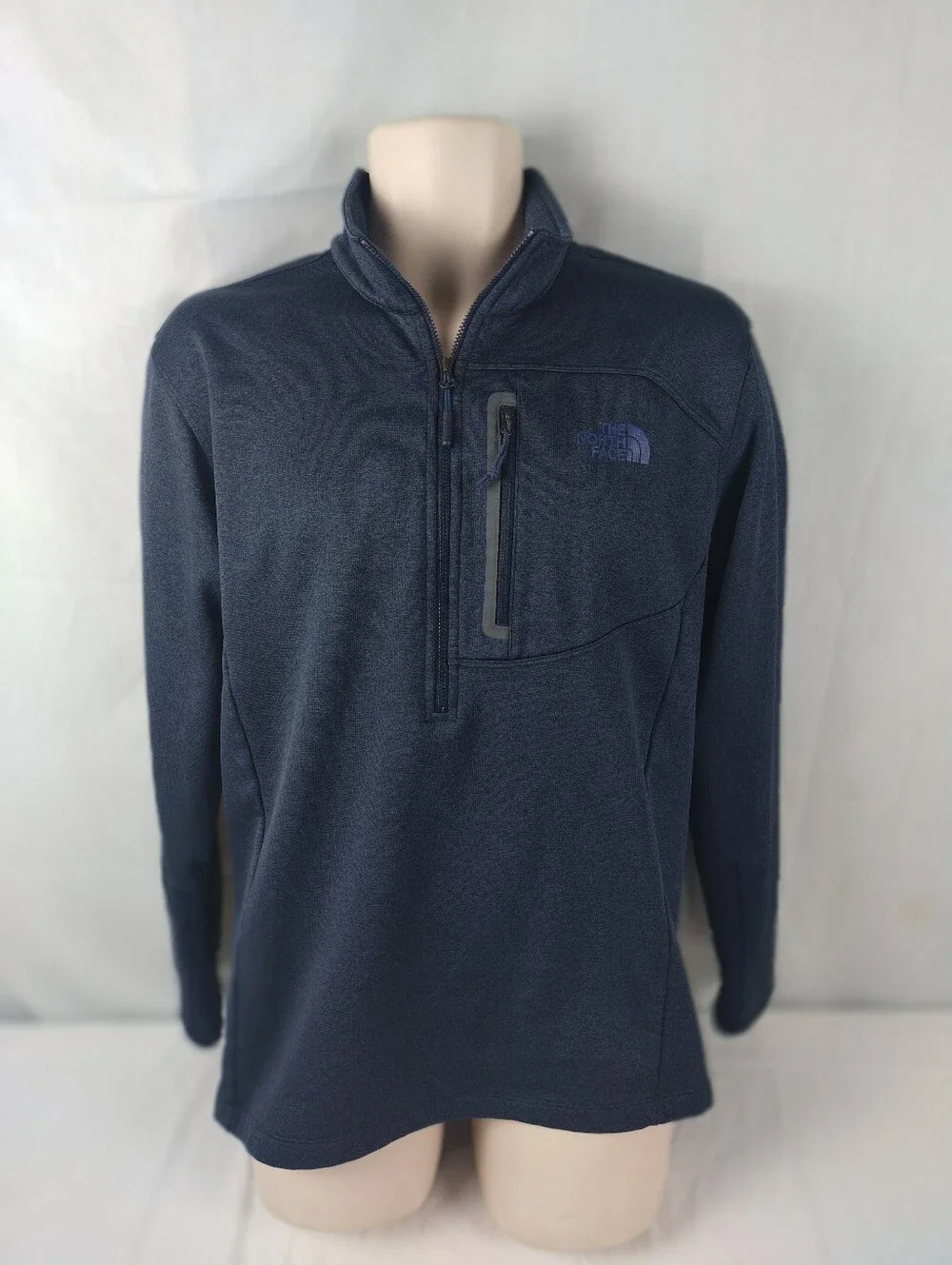 the north face mens Size Large Qrt Zip Drifit Pullover Active Wear
